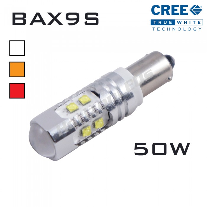 H6w Led White Side Light Bulbs Super Ice Xenon 433 434 Bax9s