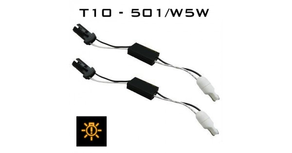 T10 - 501/W5W LED CANBUS MODULE - ADAPTOR KIT