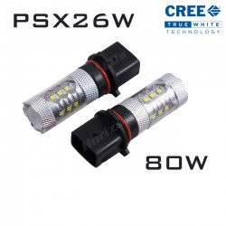 PSX26W CREE LED 80W (Daytime Running Lights) - PAIR